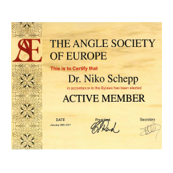 Membership of the Angle Society of Europe